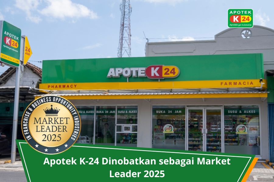 Apotek K-24 Dinobatkan sebagai Market Leader 2025